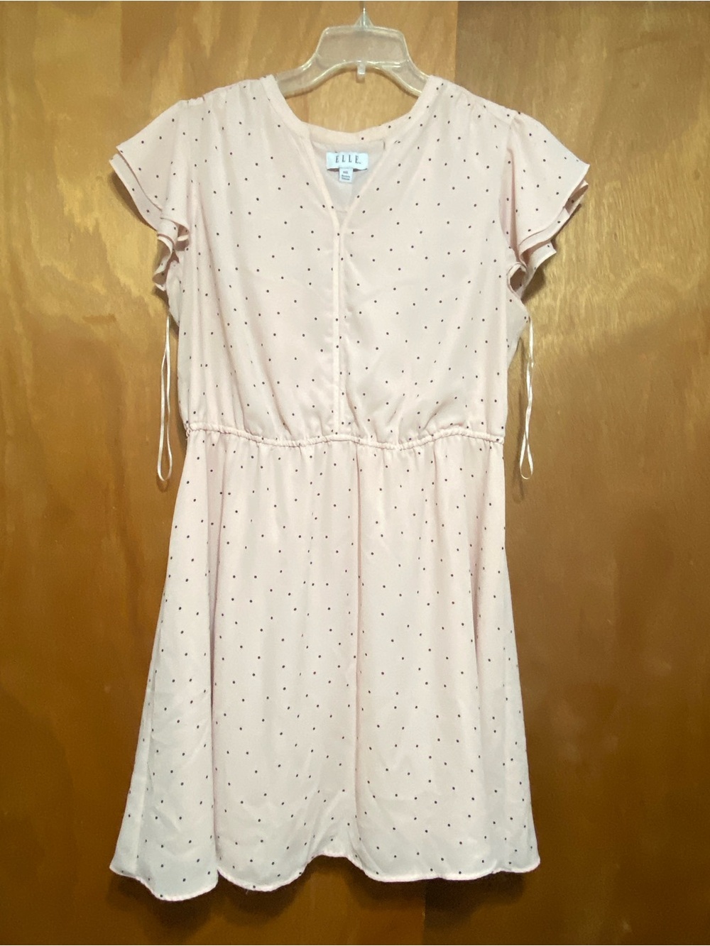 Cute Pink Polka Dot Dress by Elle